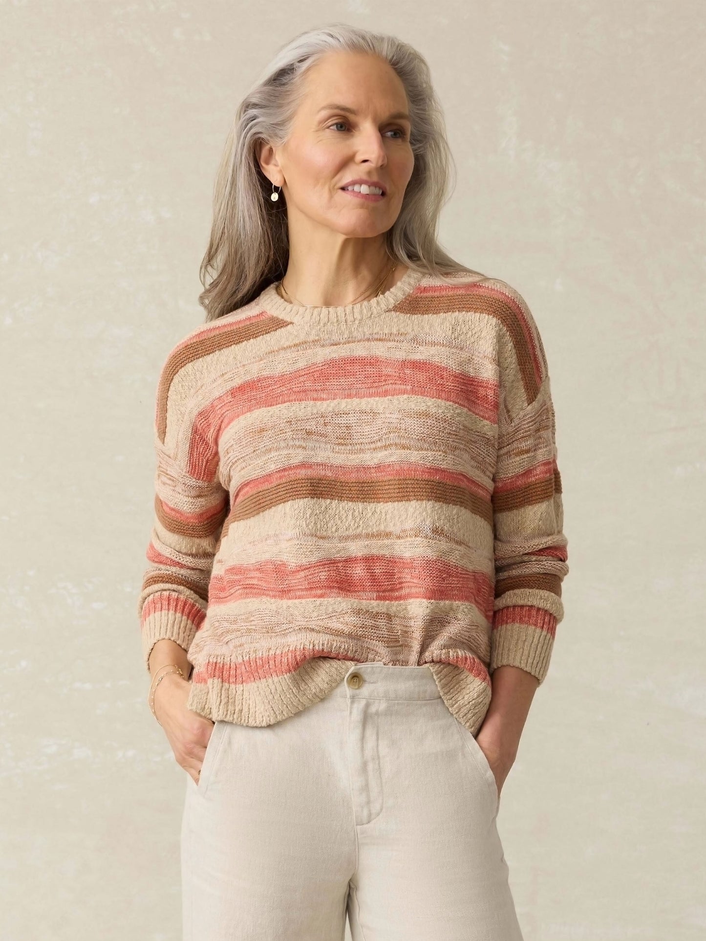 Miramar Linen Sedona Sweater - Horizon Hues