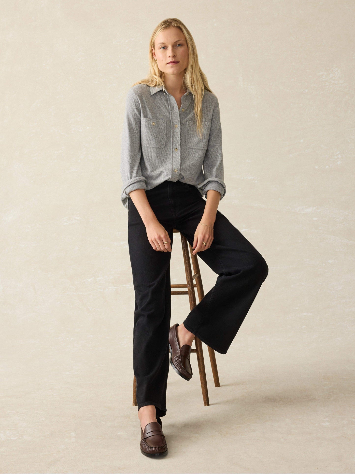 Legend™ Sweater Shirt - Fossil Grey Twill