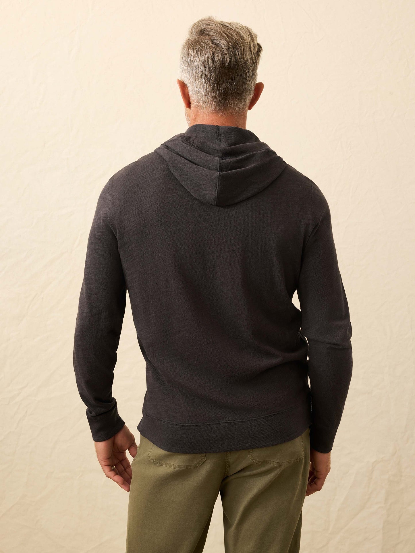 Sunwashed Midweight Organic Hoodie - Ridge Black
