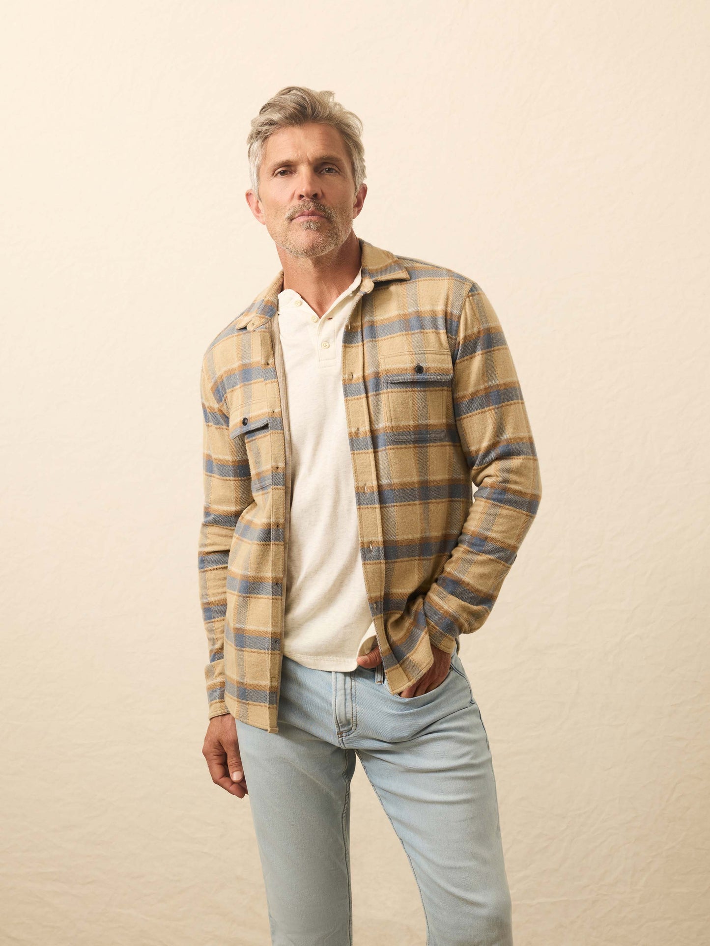 Legend™ Sweater Shirt - Windswept Shores Plaid