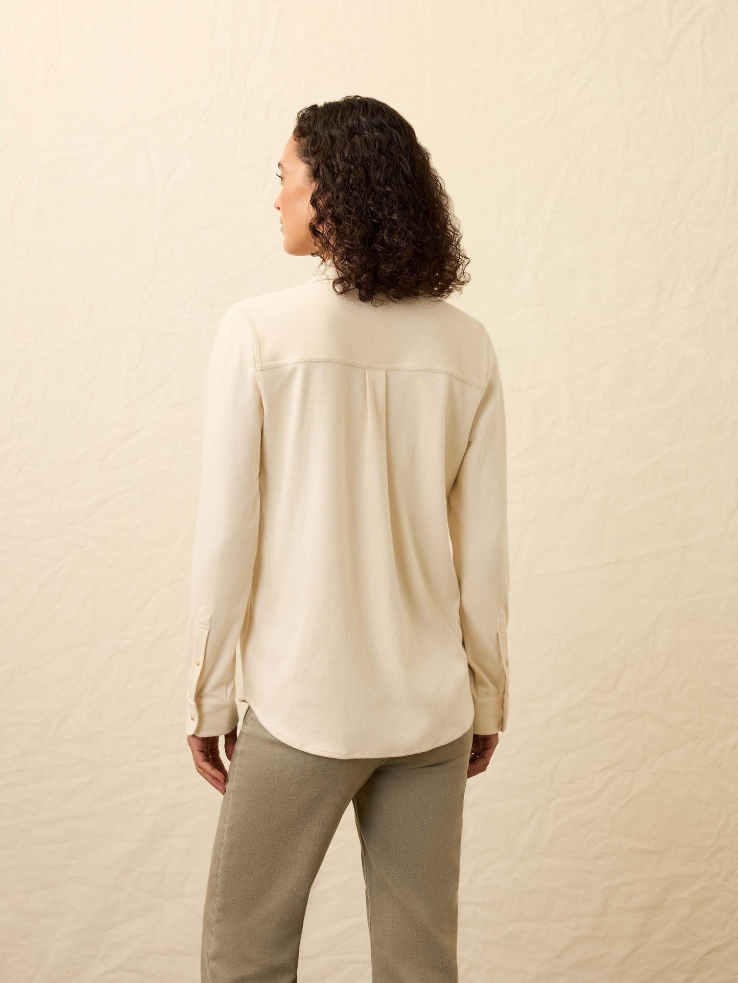 Legend™ Sweater Shirt - Light Oatmeal Twill