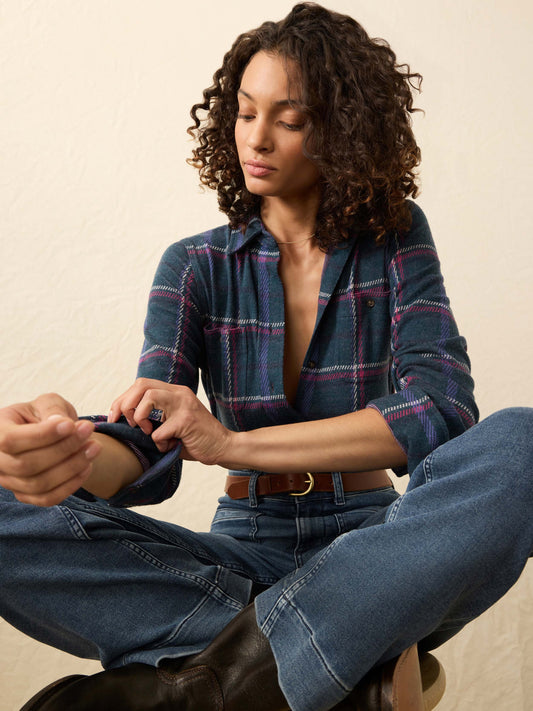 Legend™ Sweater Shirt - Northern Lights Plaid