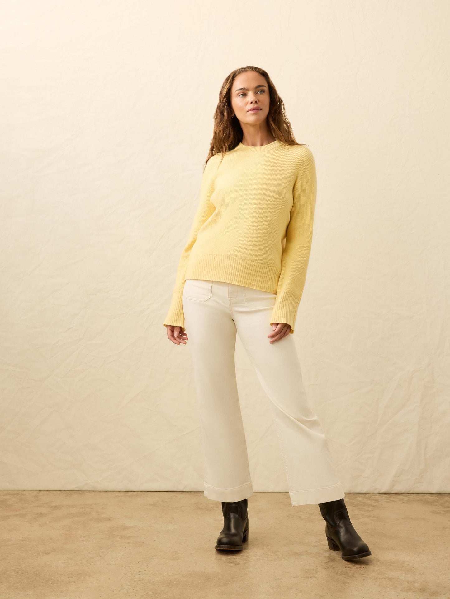 Jackson Crewneck Sweater - Sunray