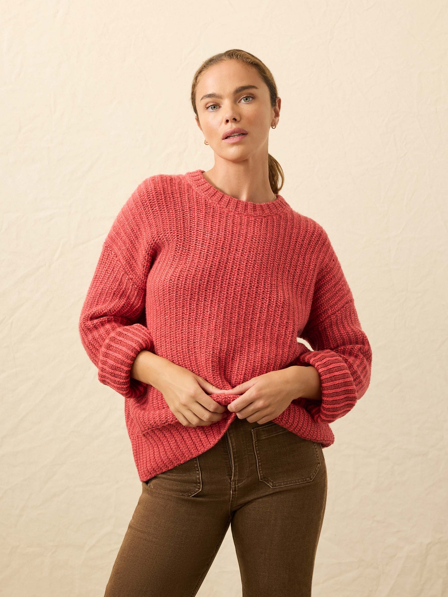 Heirloom Cotton Relaxed Crew - Dubarry Stripe