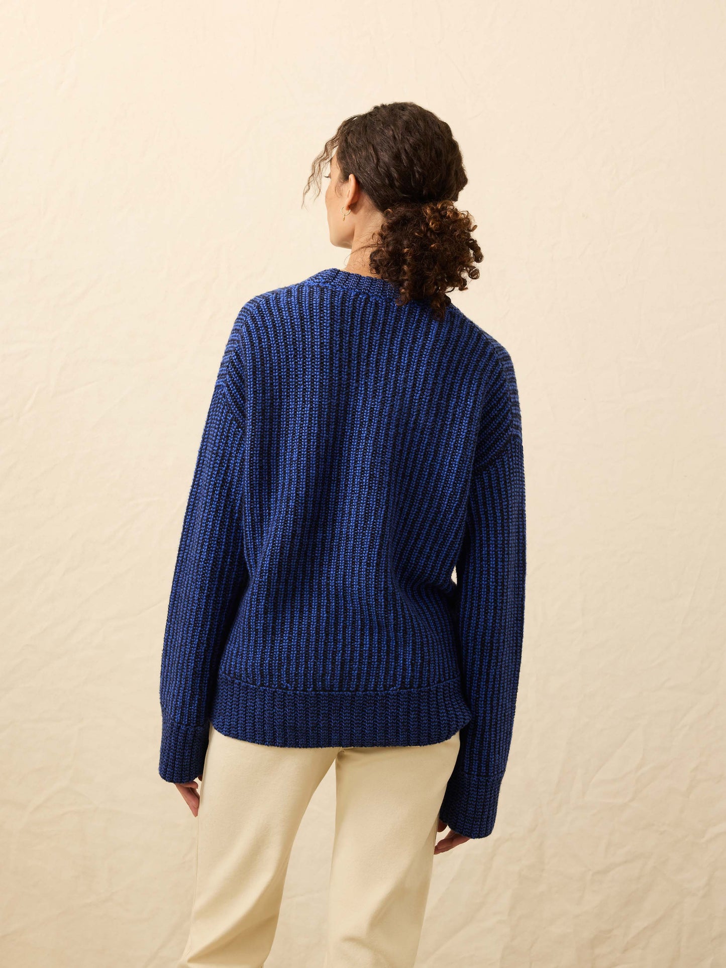 Heirloom Cotton  Relaxed Crew - Snorkel Stripe