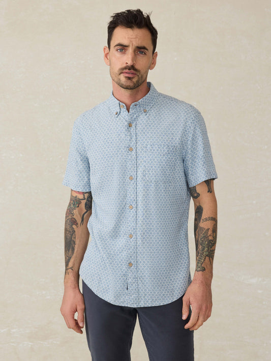 Short-Sleeve Breeze Shirt - Fish Scale Redux