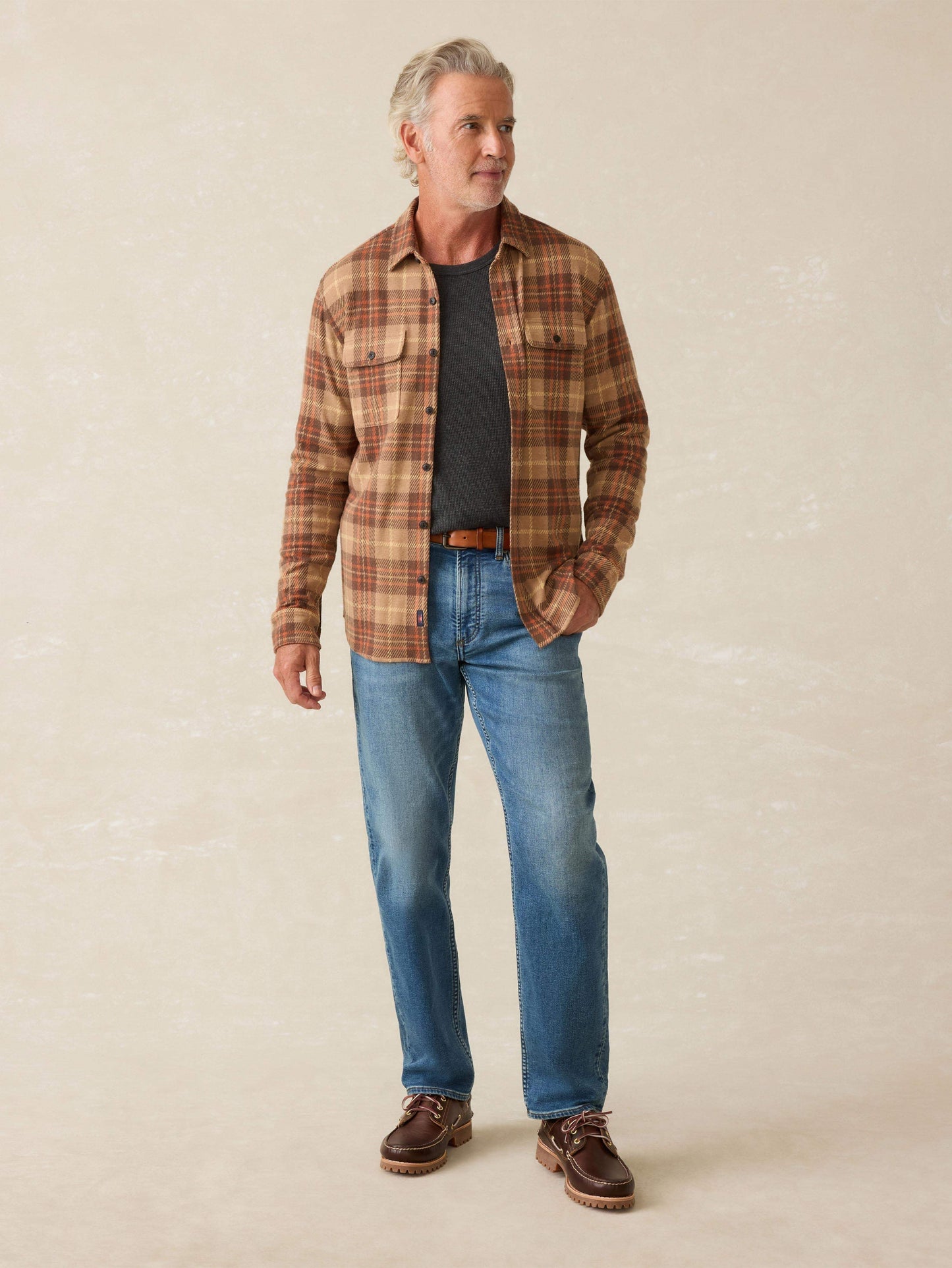 Legend™ Sweater Shirt - Cedar Sands Plaid