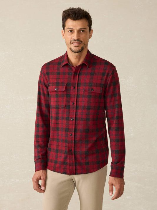 Legend™ Sweater Shirt - Cherry Creek Plaid