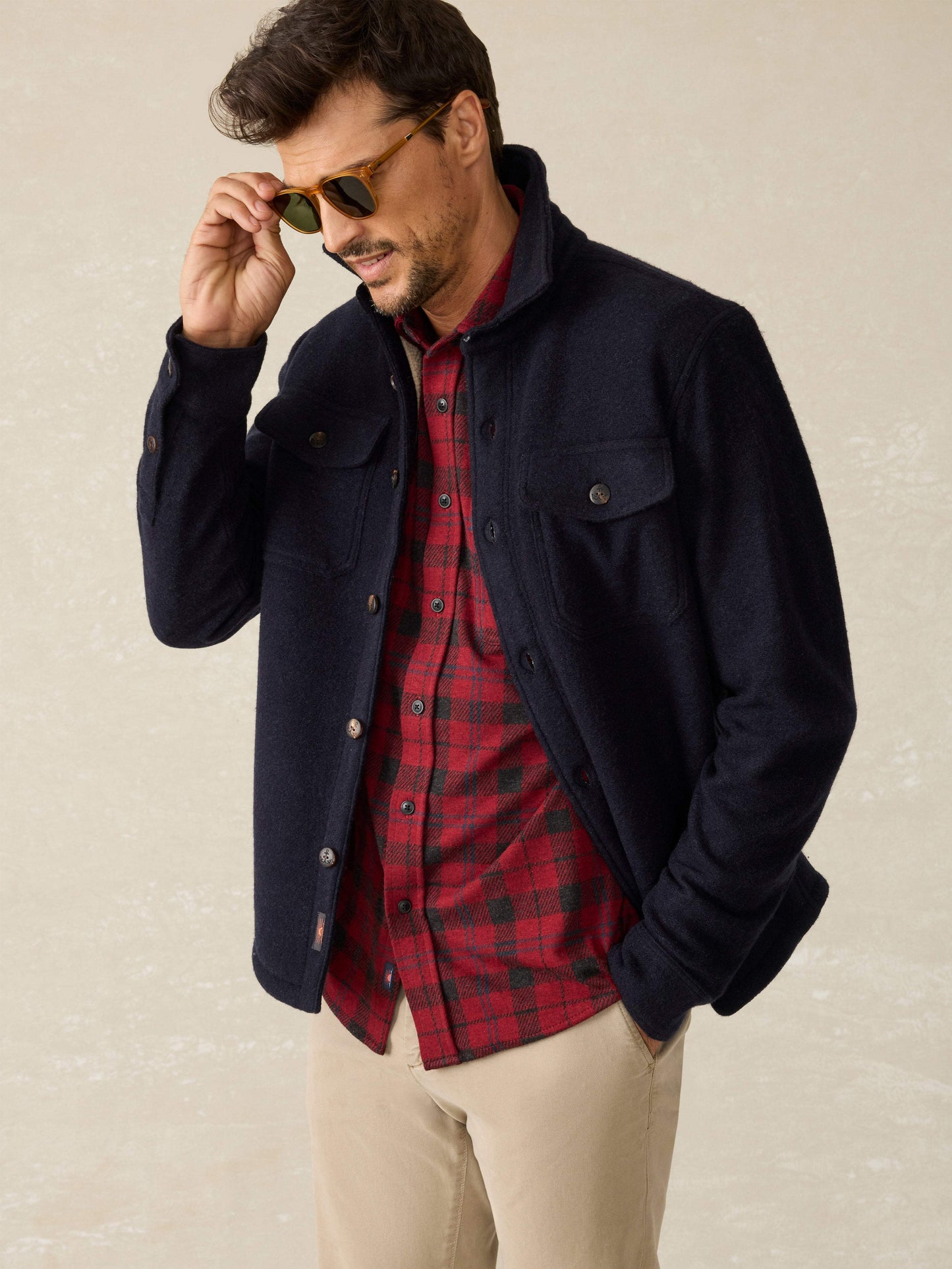 Legend™ Sweater Shirt - Cherry Creek Plaid