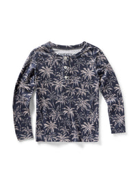 Navy Tropic Trees