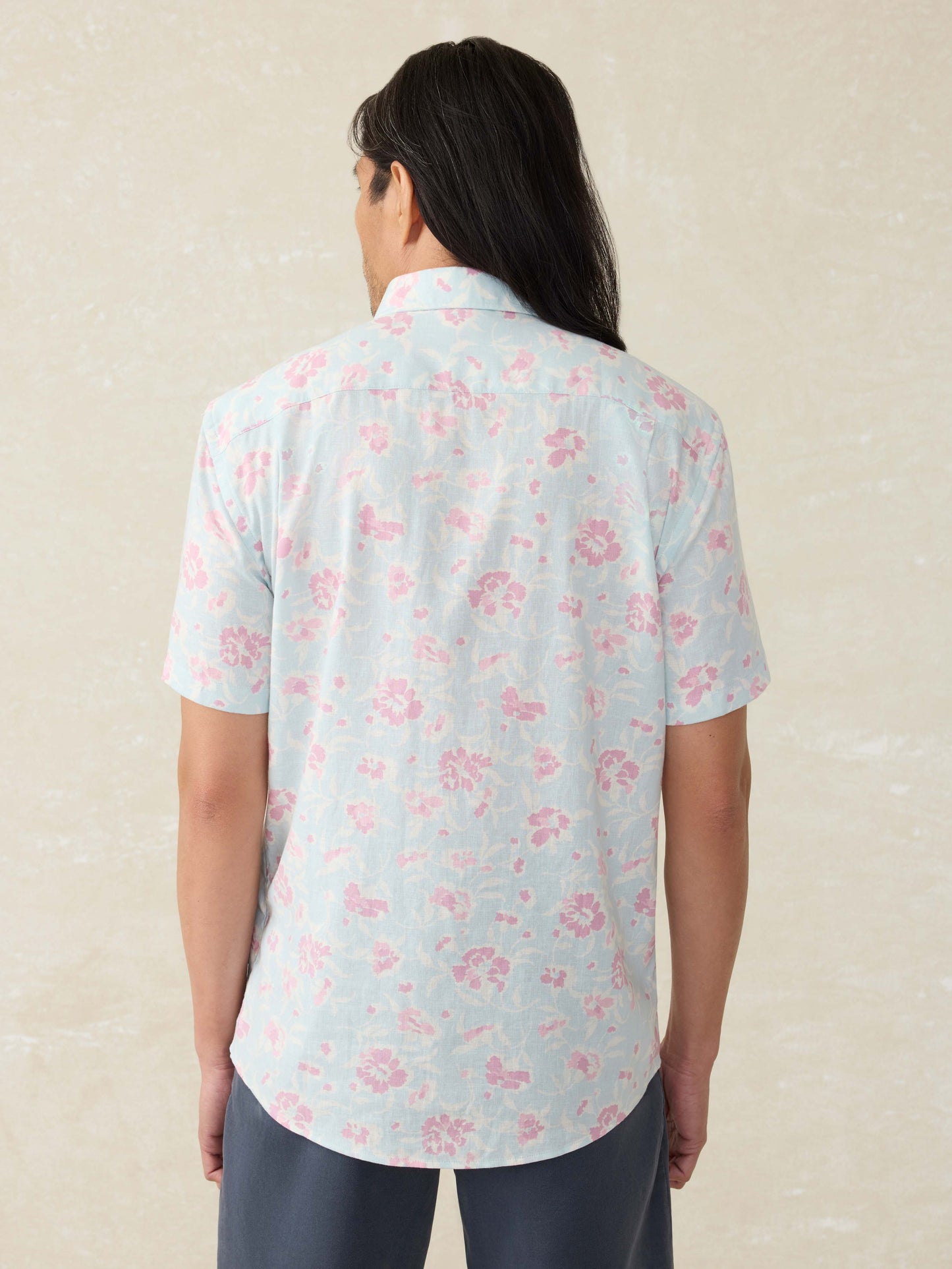 Short-Sleeve Breeze Shirt - Clear Waters Blossom