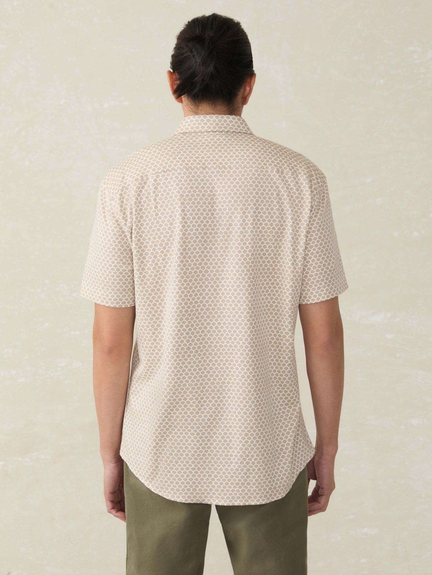 Short-Sleeve Hermosa Shirt - Island Sand Fishscale