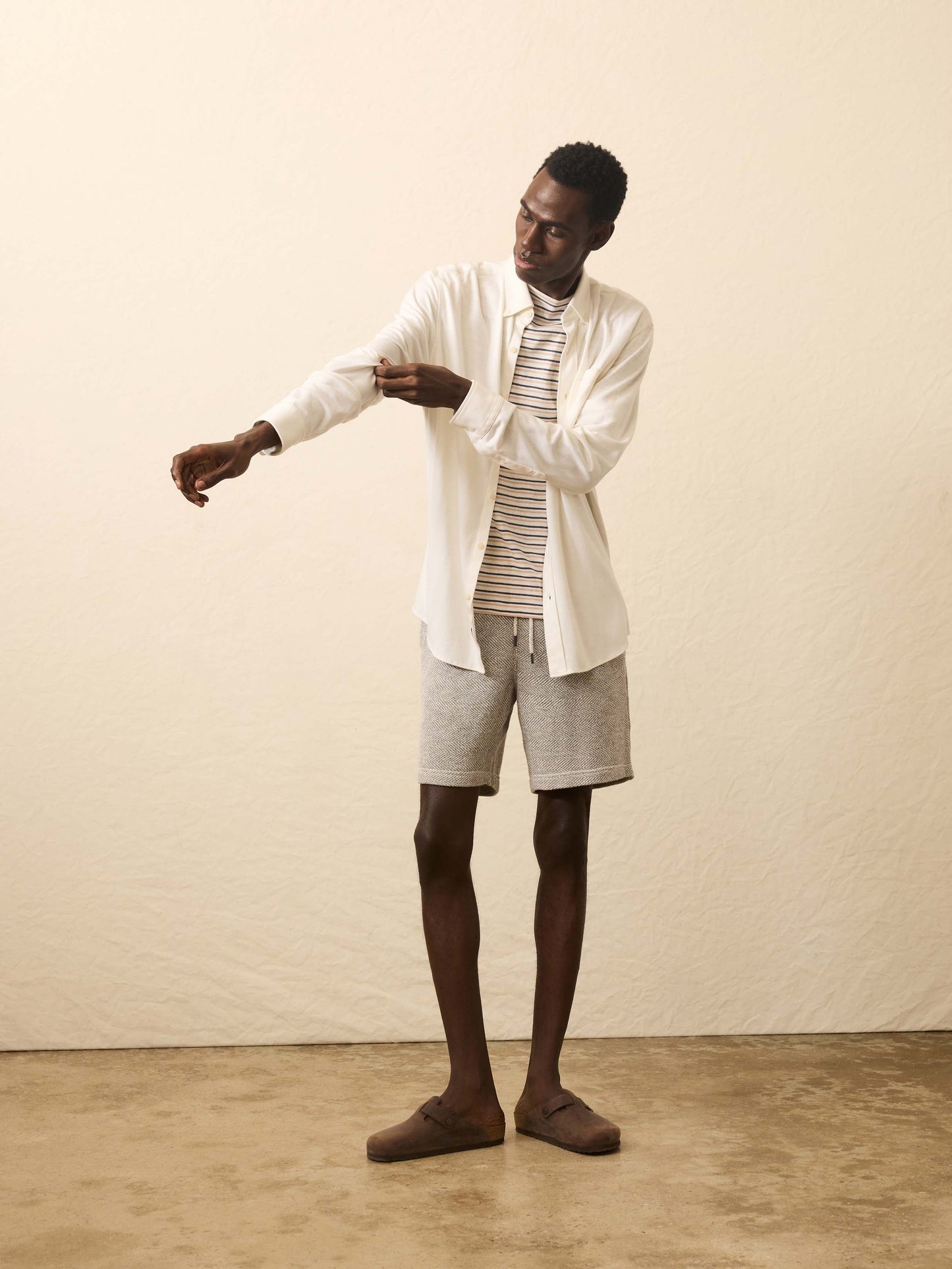 Coastline Knit Shirt - White Wall