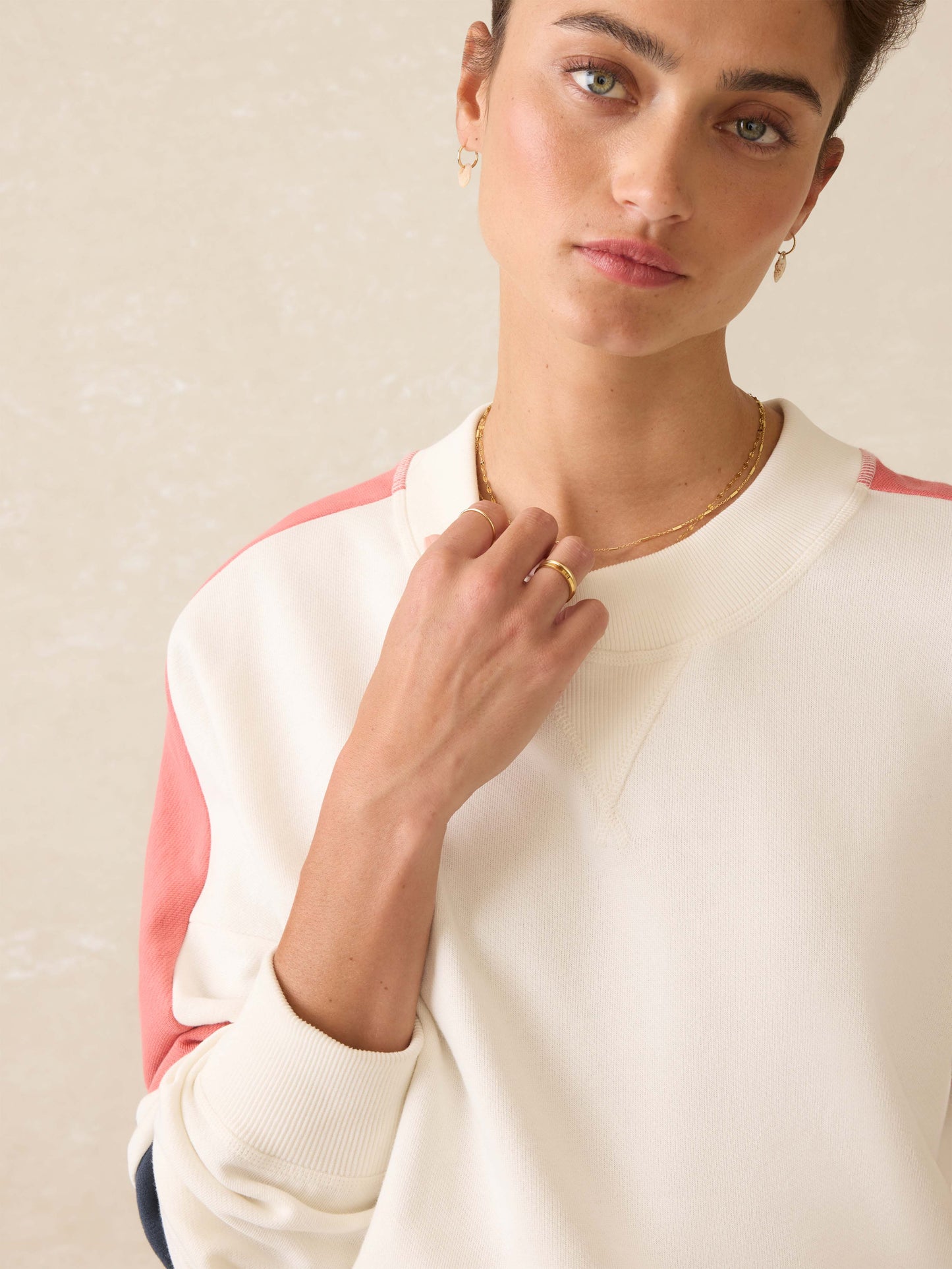 High Standard Fleece Varsity Crew - Rosewood Field