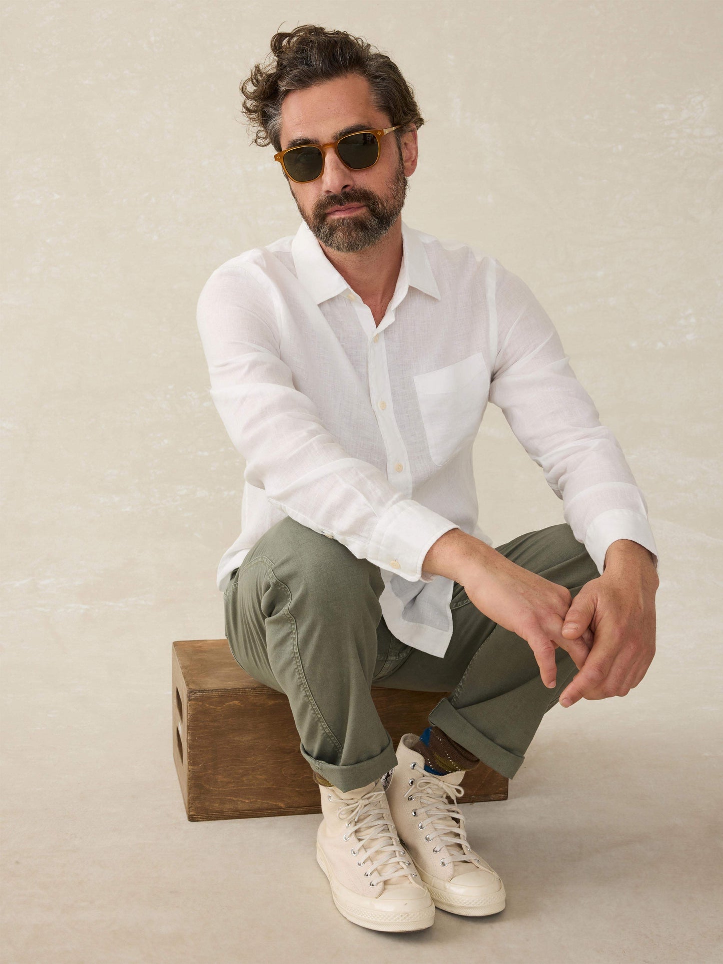 Laguna Linen Shirt - White
