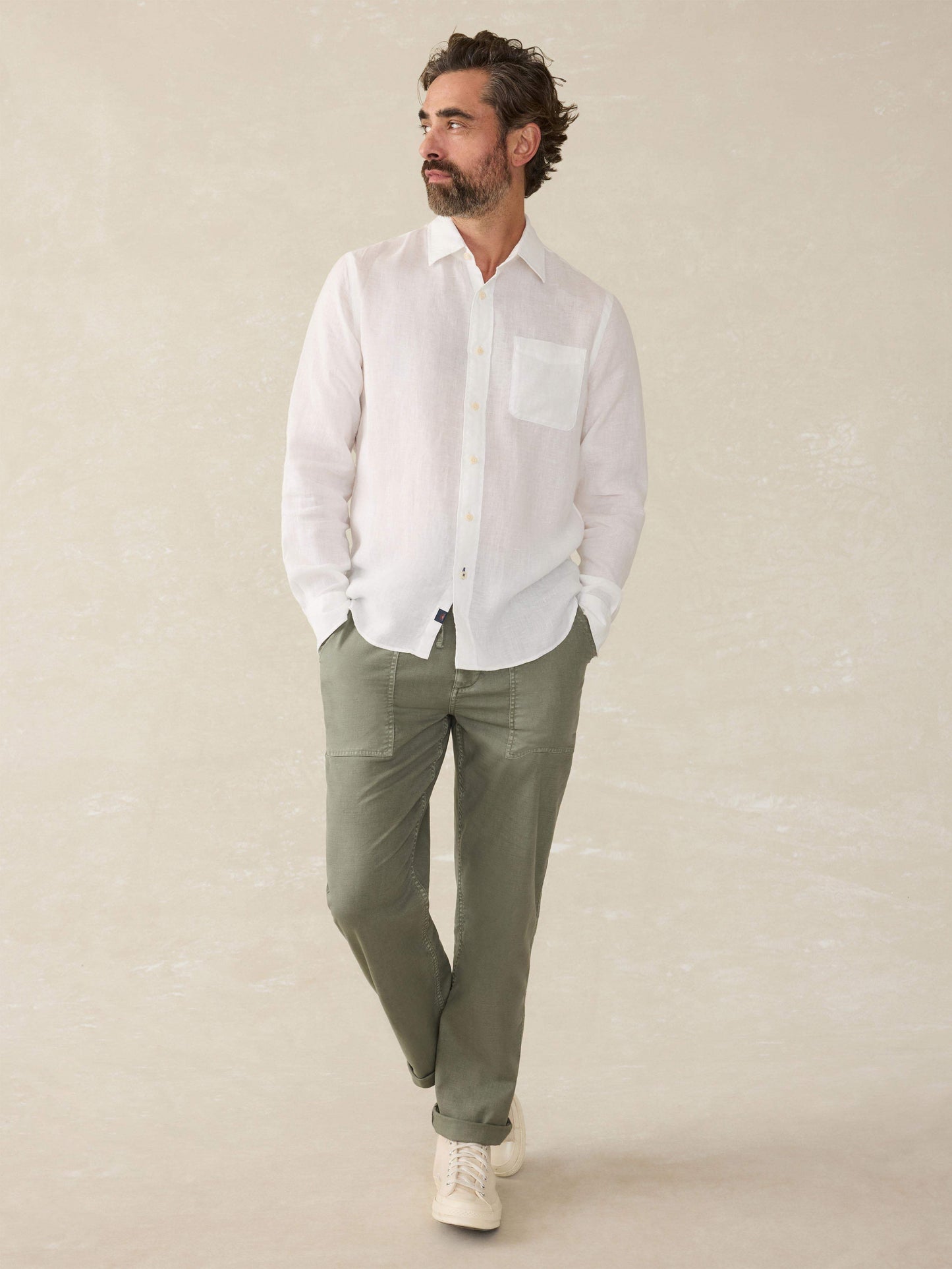 Laguna Linen Shirt - White