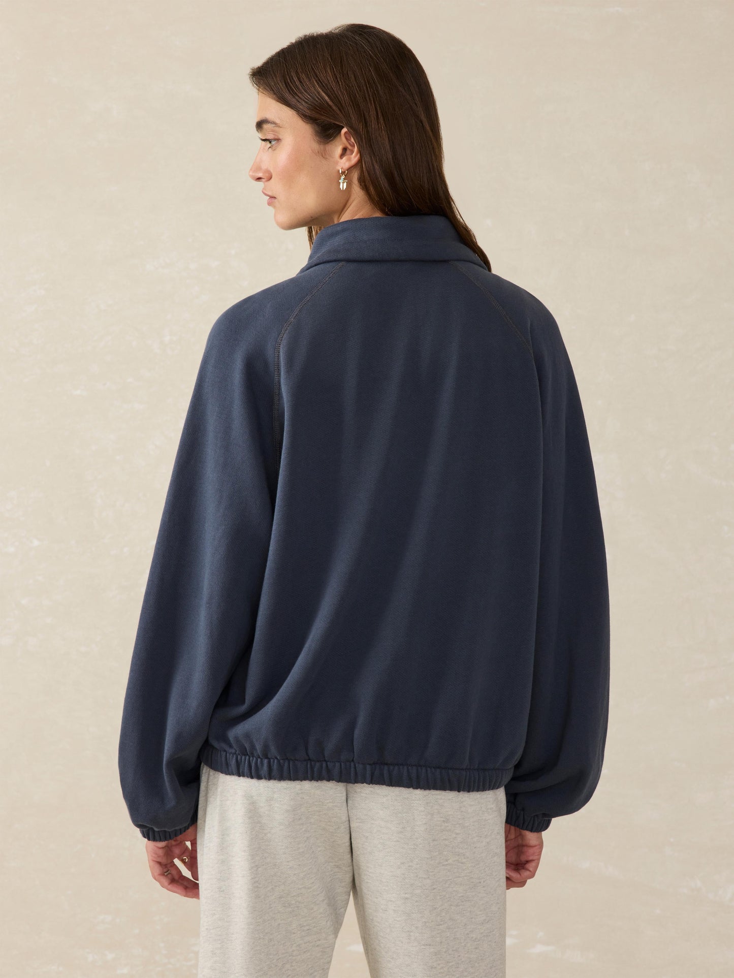 High Standard Fleece Anorak - Blue Nights