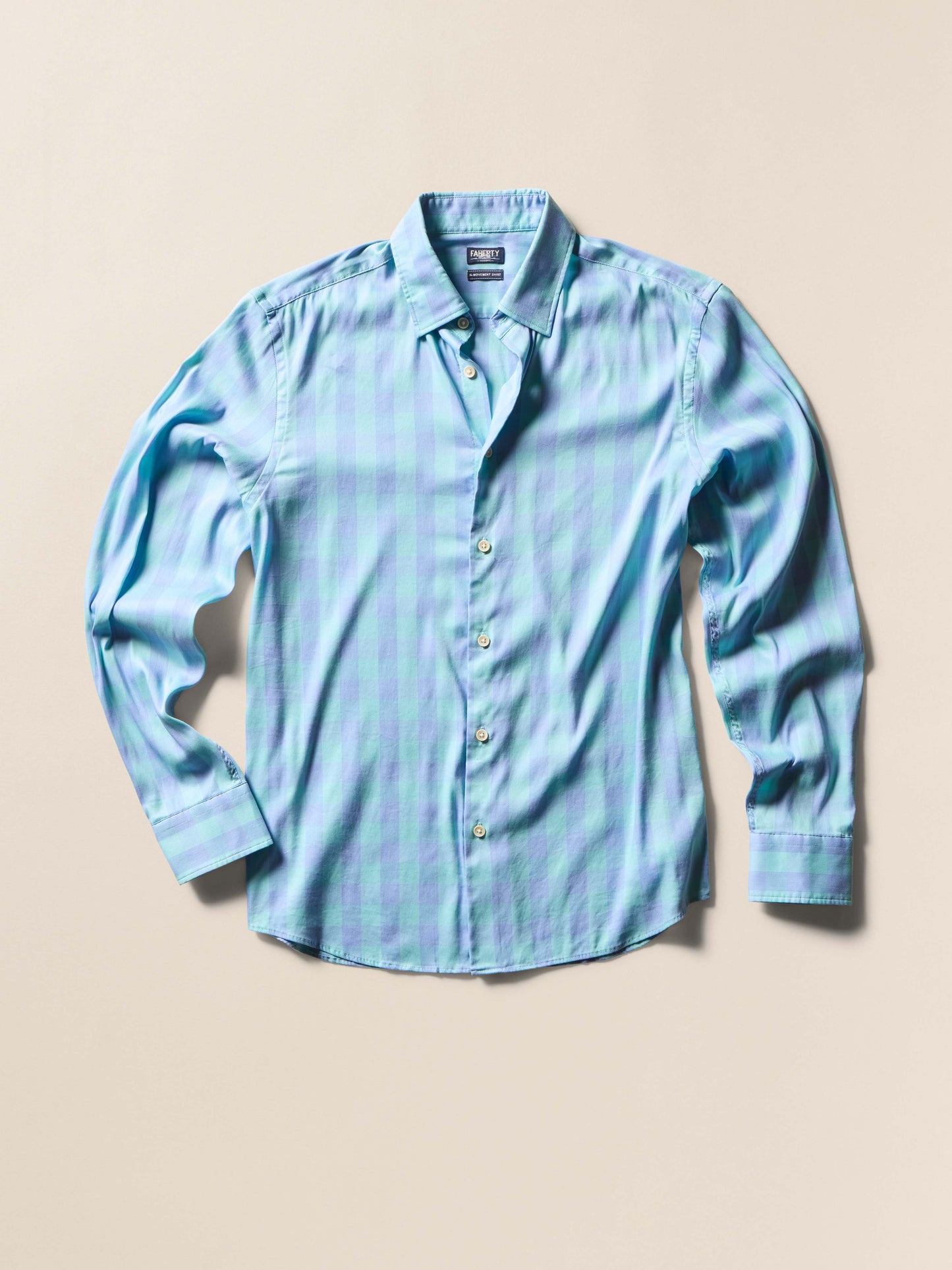 Movement™ Monterey Shirt - Lagoon Waters Check