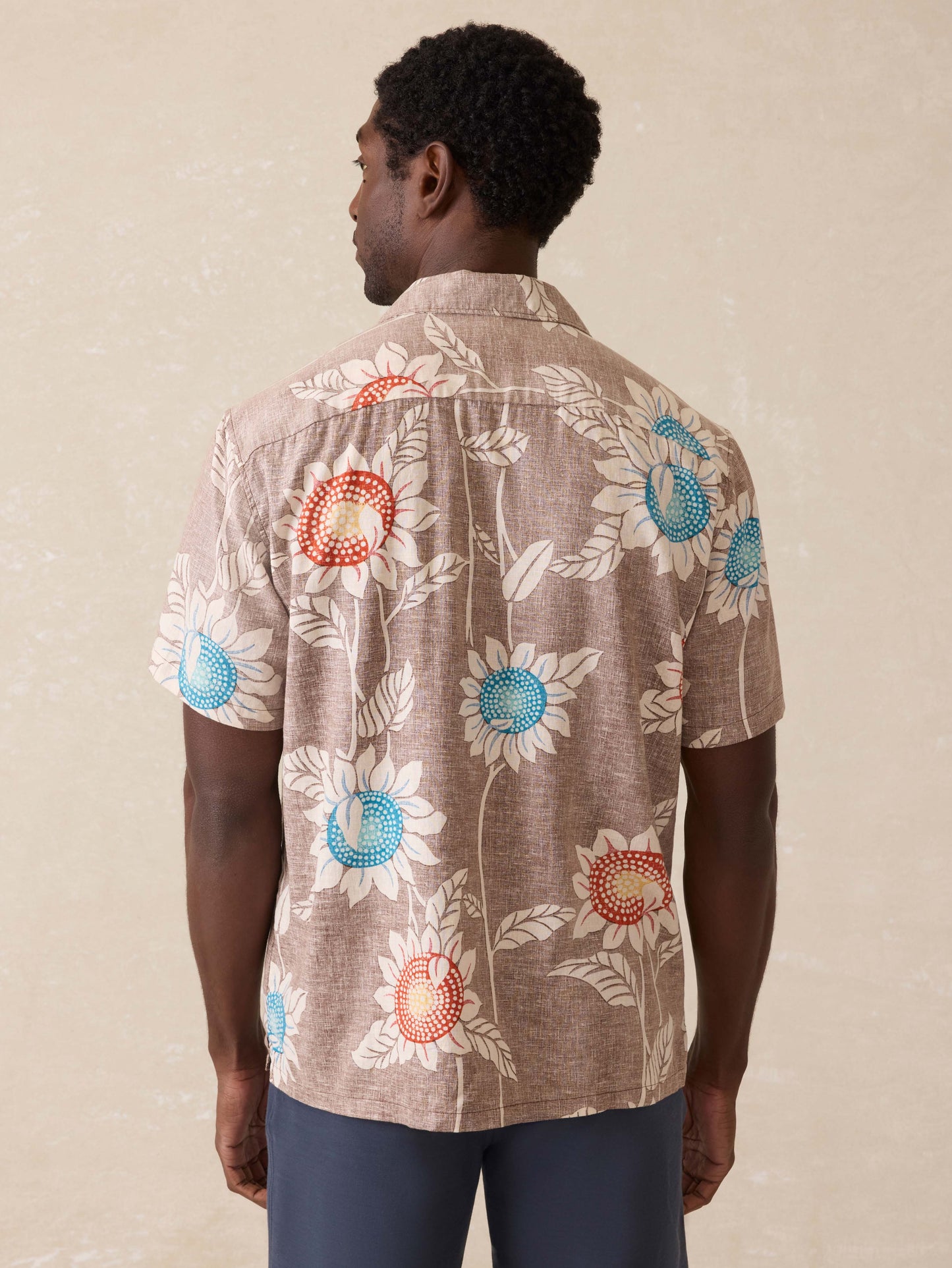 Short Sleeve Breeze Camp Shirt - Sunseeker Blossom