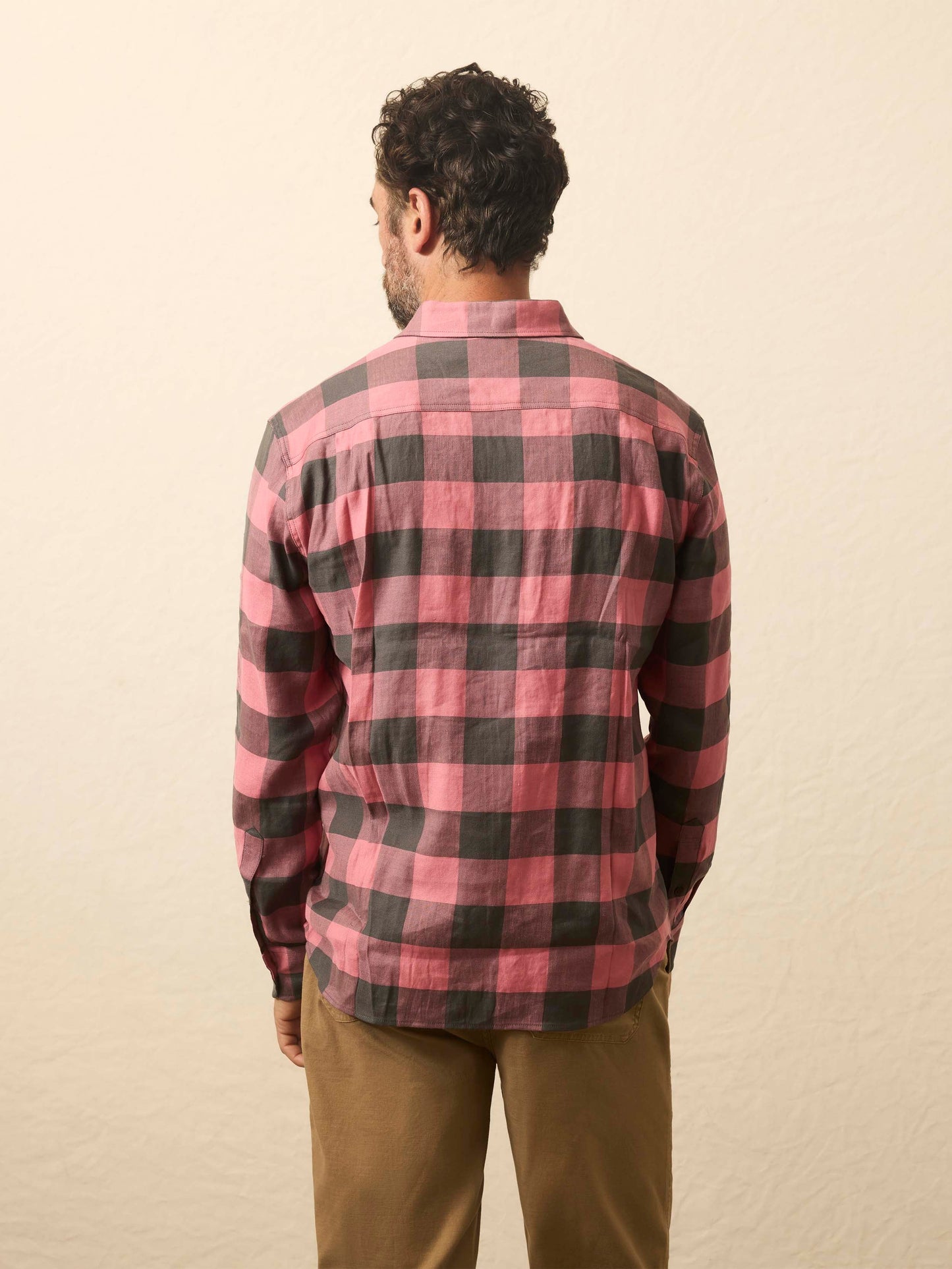 Long-Sleeve Breeze Shirt - Charcoal Red Buffalo