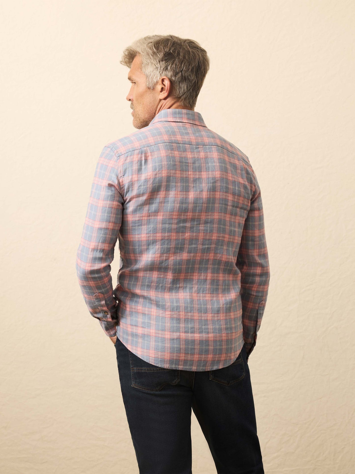 Long-Sleeve Breeze Shirt - Sunrise Sky Plaid