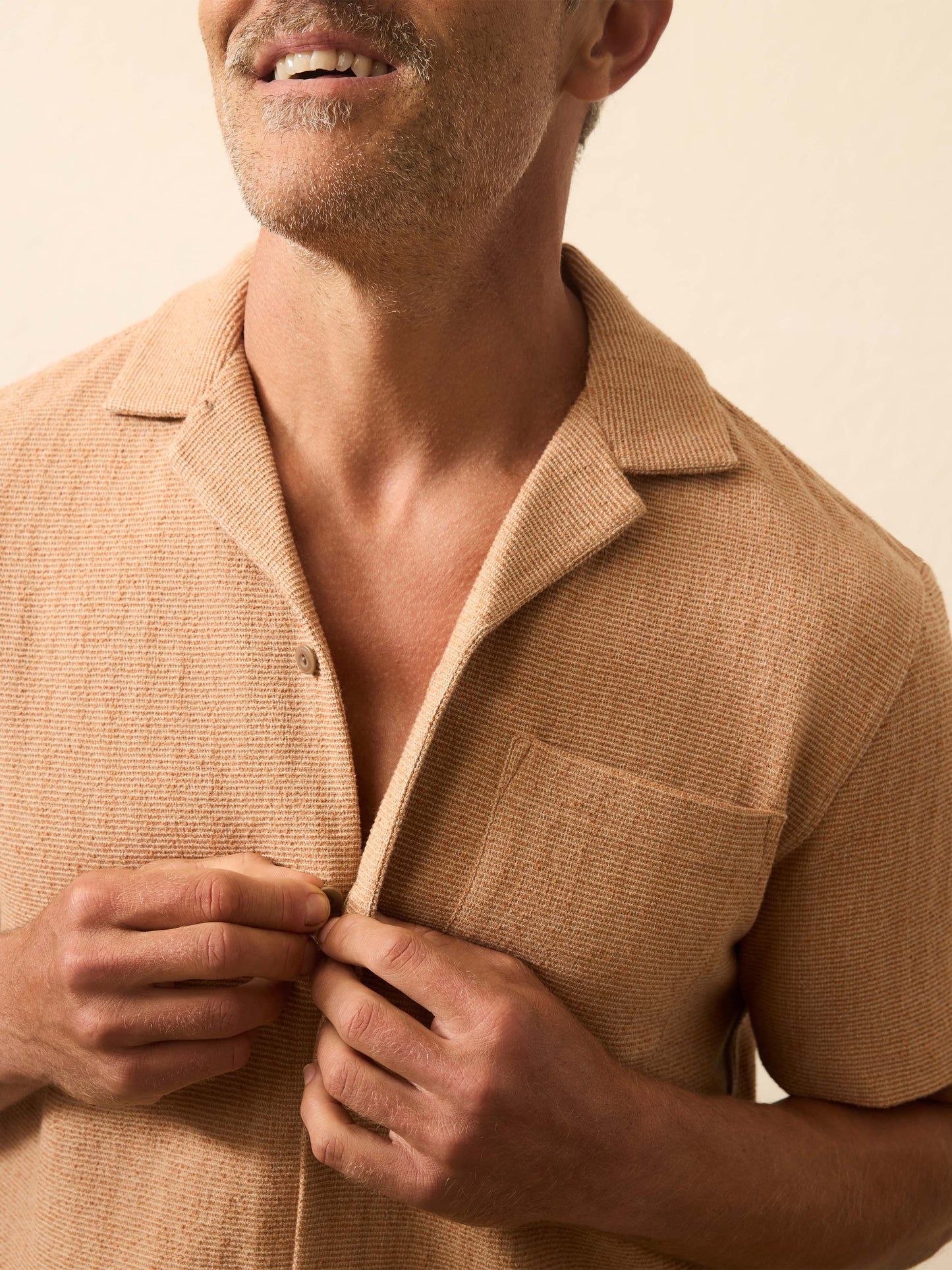 Short-Sleeve Oasis Shirt - Rust Orange