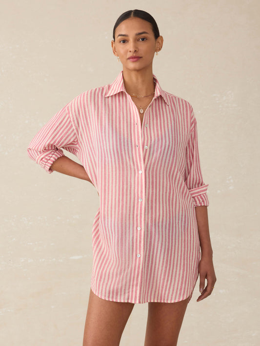 Haze Coverup - Rose Watercolor Stripe