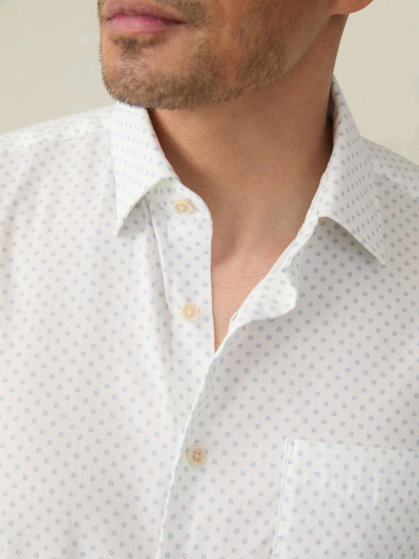 Short-Sleeve Movement™ Monterey Shirt - Mist Sunburst