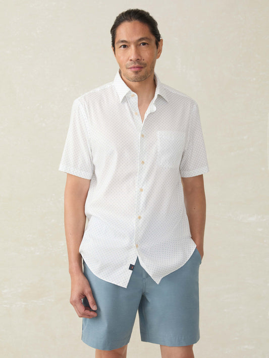 Short-Sleeve Movement™ Monterey Shirt - Mist Sunburst