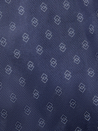 Short-Sleeve Movement™ Monterey Shirt - Navy Dusk Diamond