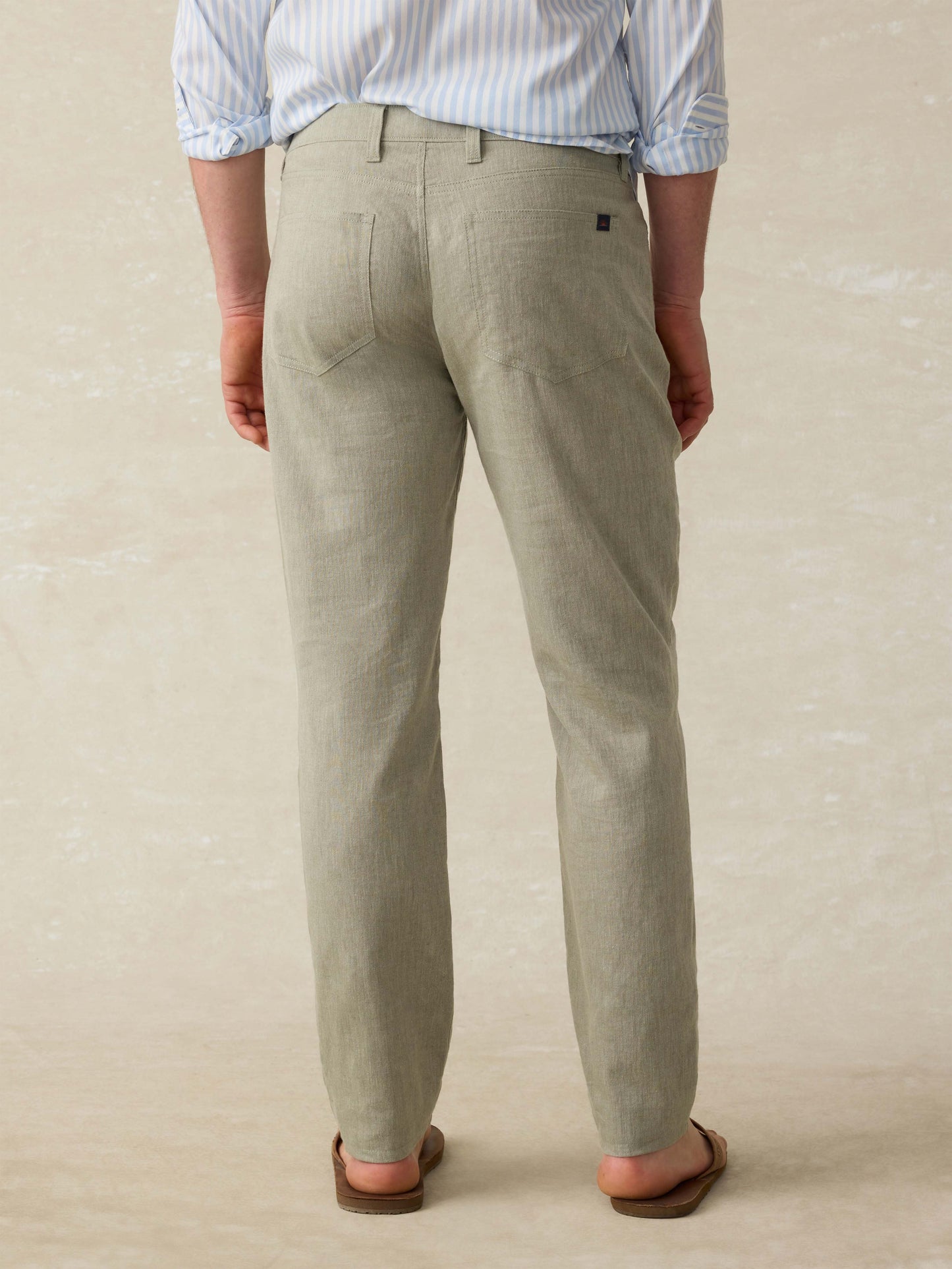 Movement™ Linen 5-Pocket Pant - Sage Cliff