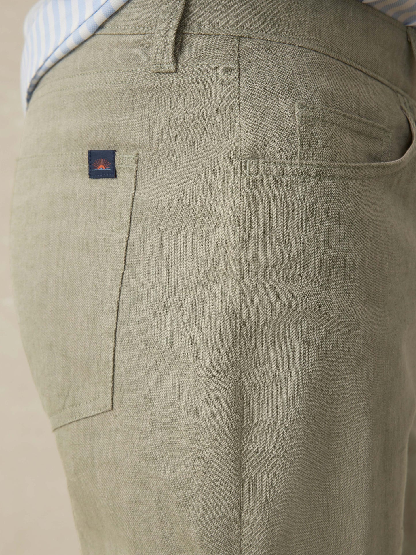 Movement™ Linen 5-Pocket Pant - Sage Cliff