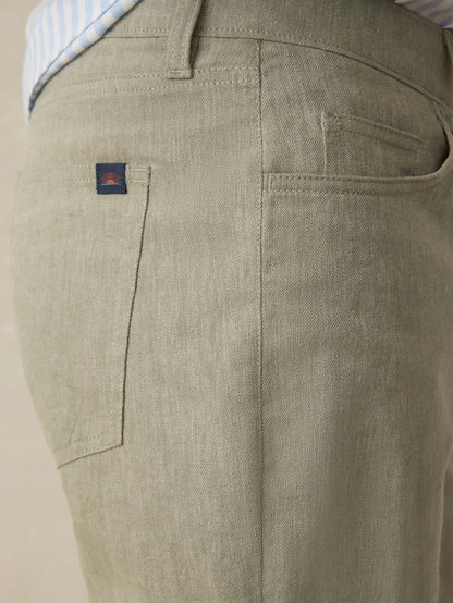 Movement™ Linen 5-Pocket Pant - Sage Cliff