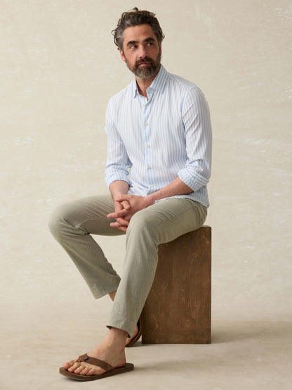 Movement™ Linen 5-Pocket Pant - Sage Cliff