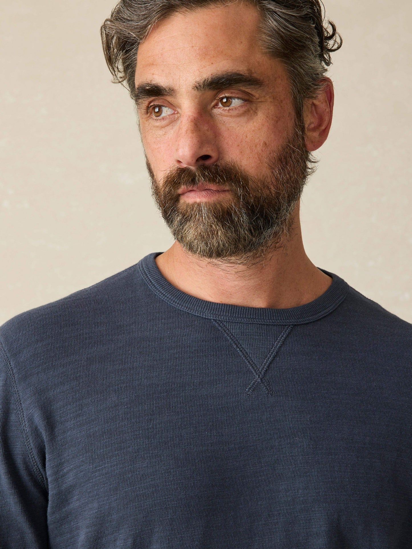 Sunwashed Slub Crew - Blue Nights