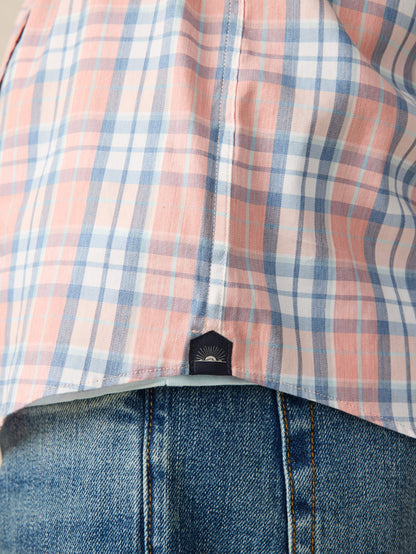 Movement™ Shirt - Ocean Coral Plaid