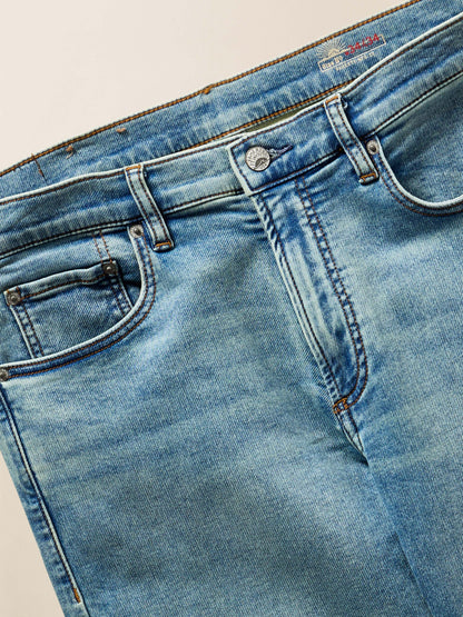 Stretch Terry Indigo 5-Pocket - Eastern Shore Wash