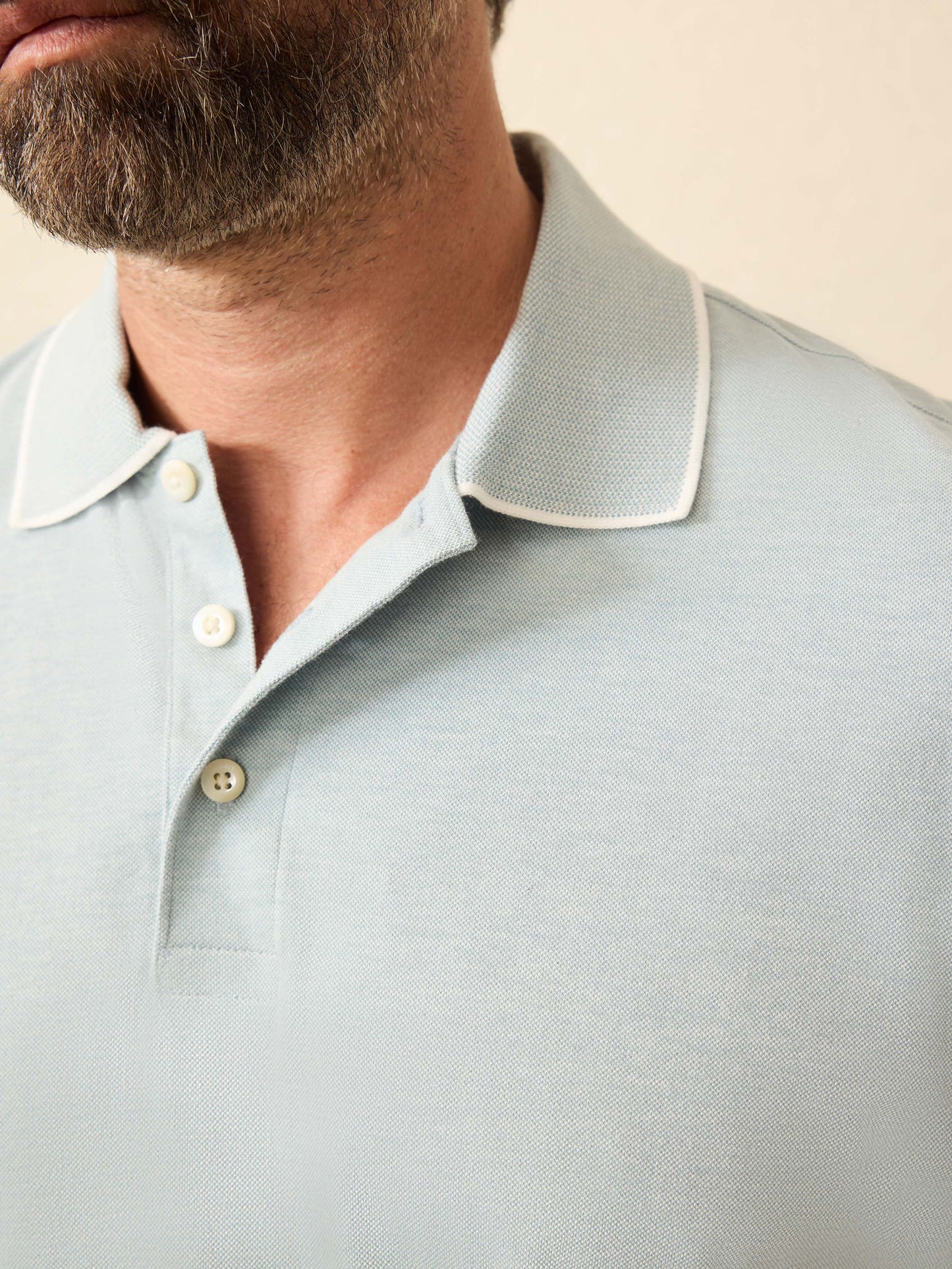 Short-Sleeve Movement™ Pique Polo - Huron Blue Melange