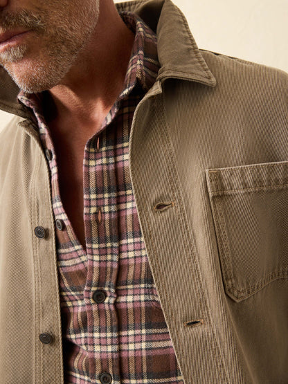 High Ridge Twill Studio Jacket - Almond Hill Wash