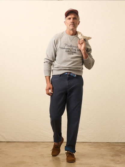 High Standard Fleece Graphic Crewneck - Silver Ash Heather