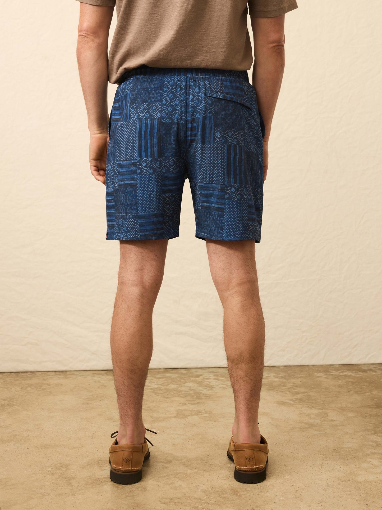 Shorelite Lined Trunk (7") - Harbor Blues Patchwork