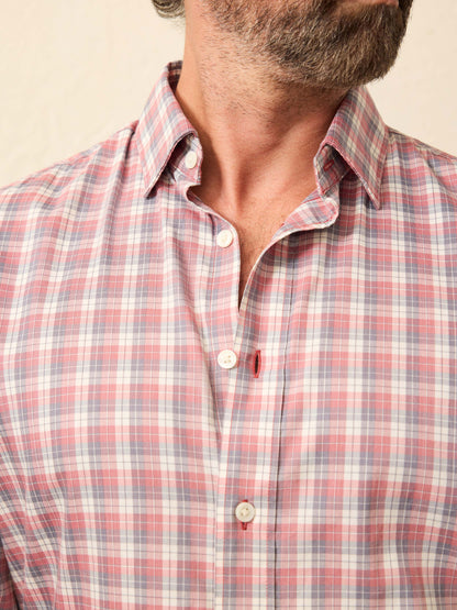 Movement™ Shirt - Red Charcoal Plaid