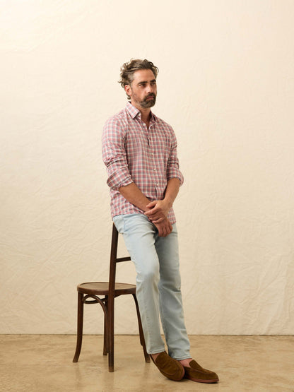 Movement™ Shirt - Red Charcoal Plaid