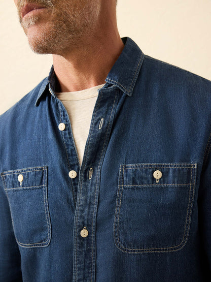 Tried & True Chambray Workshirt - Night Lagoon Wash