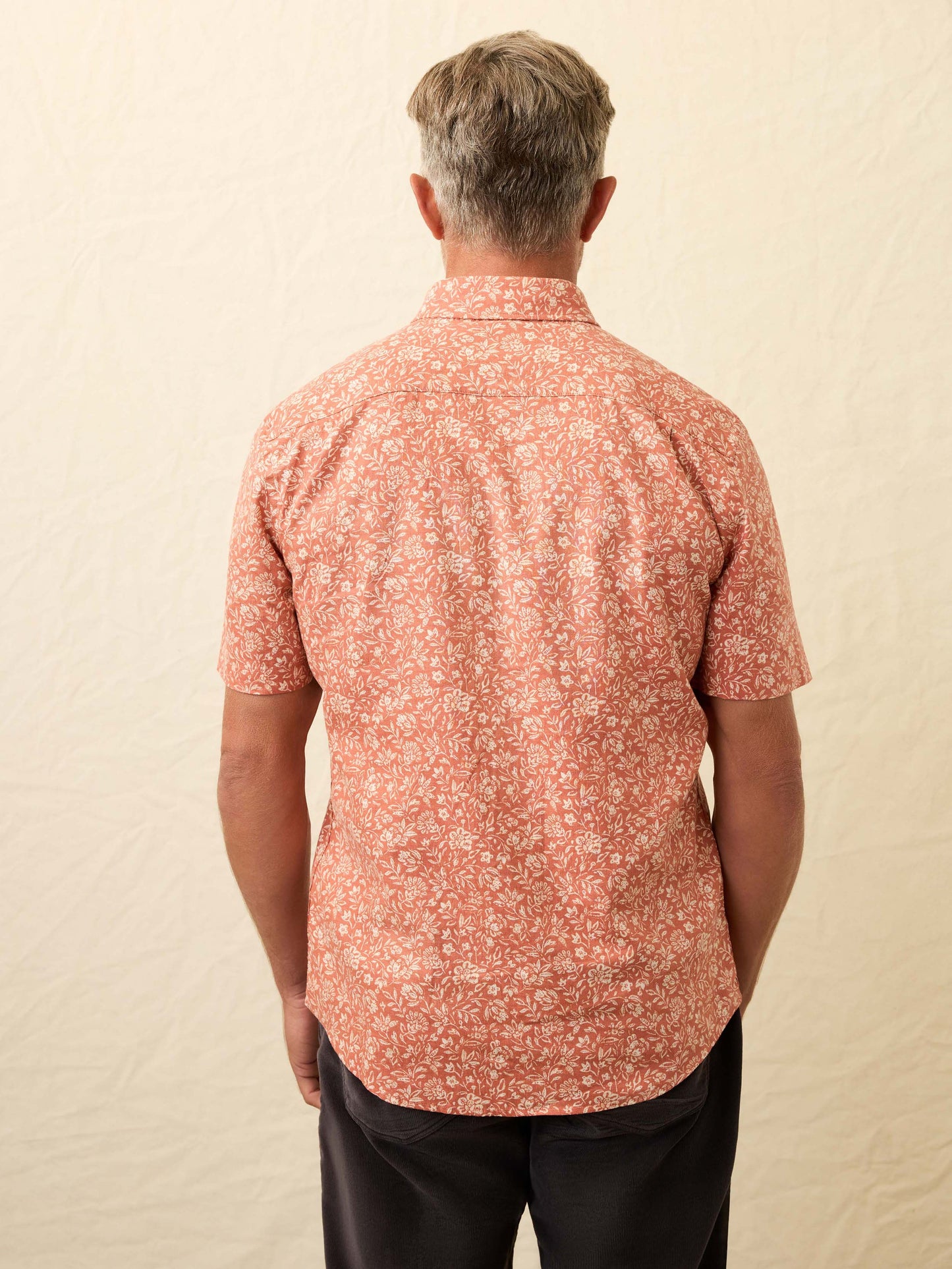 Short-Sleeve Breeze Shirt - Coral Beach Floral