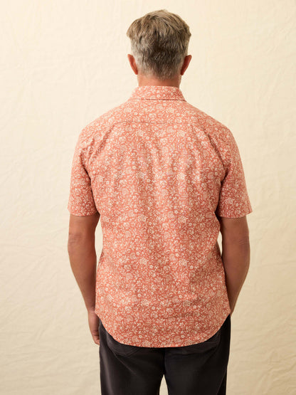 Short-Sleeve Breeze Shirt - Coral Beach Floral