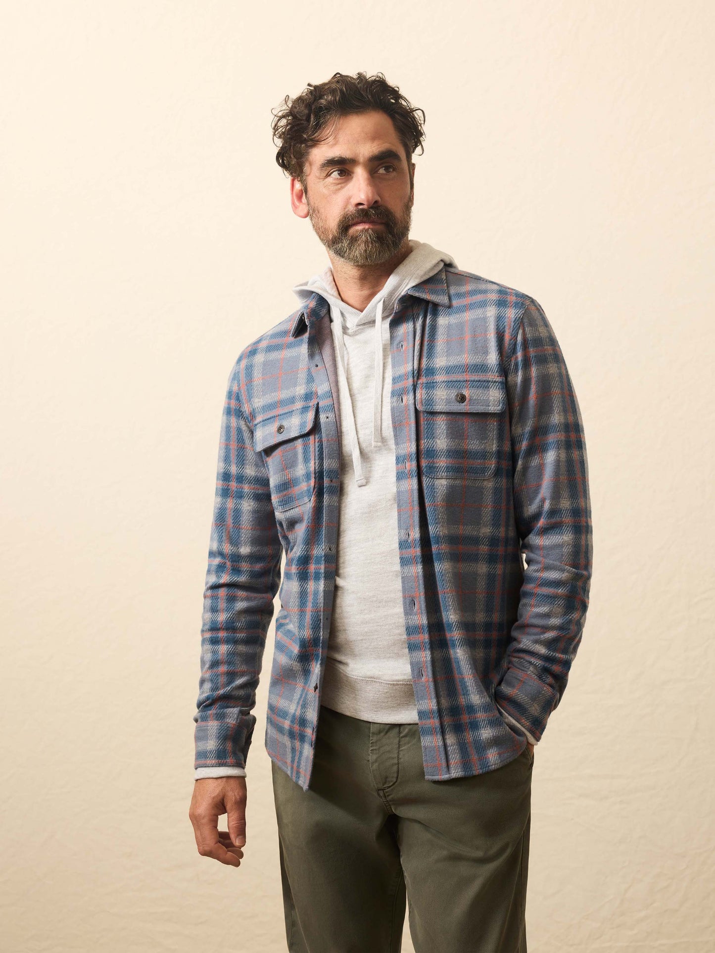 Legend™ Sweater Shirt (Double Pocket) - Three Lakes Plaid