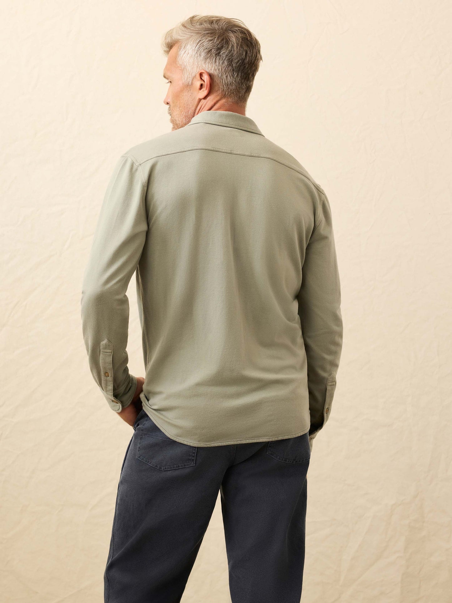 Field Knit Shirt - Coastal Sage
