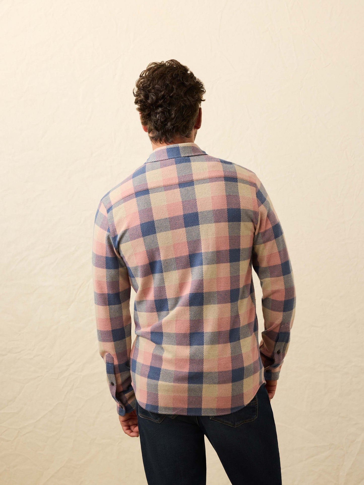 Legend™ Sweater Shirt (Single Pocket) - Copper Navy Buffalo