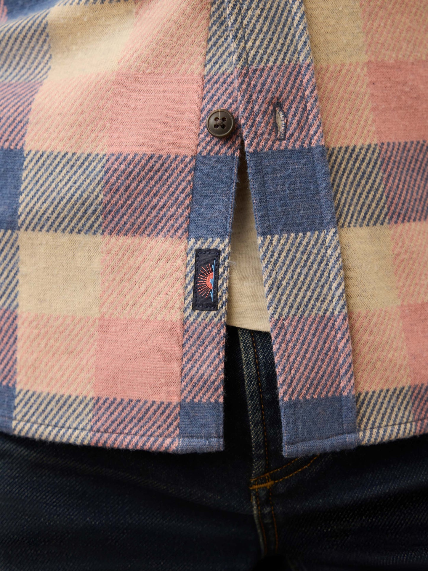 Legend™ Sweater Shirt (Single Pocket) - Copper Navy Buffalo